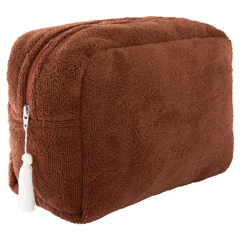 Bbco - trousse toilette bambou - terracotta 